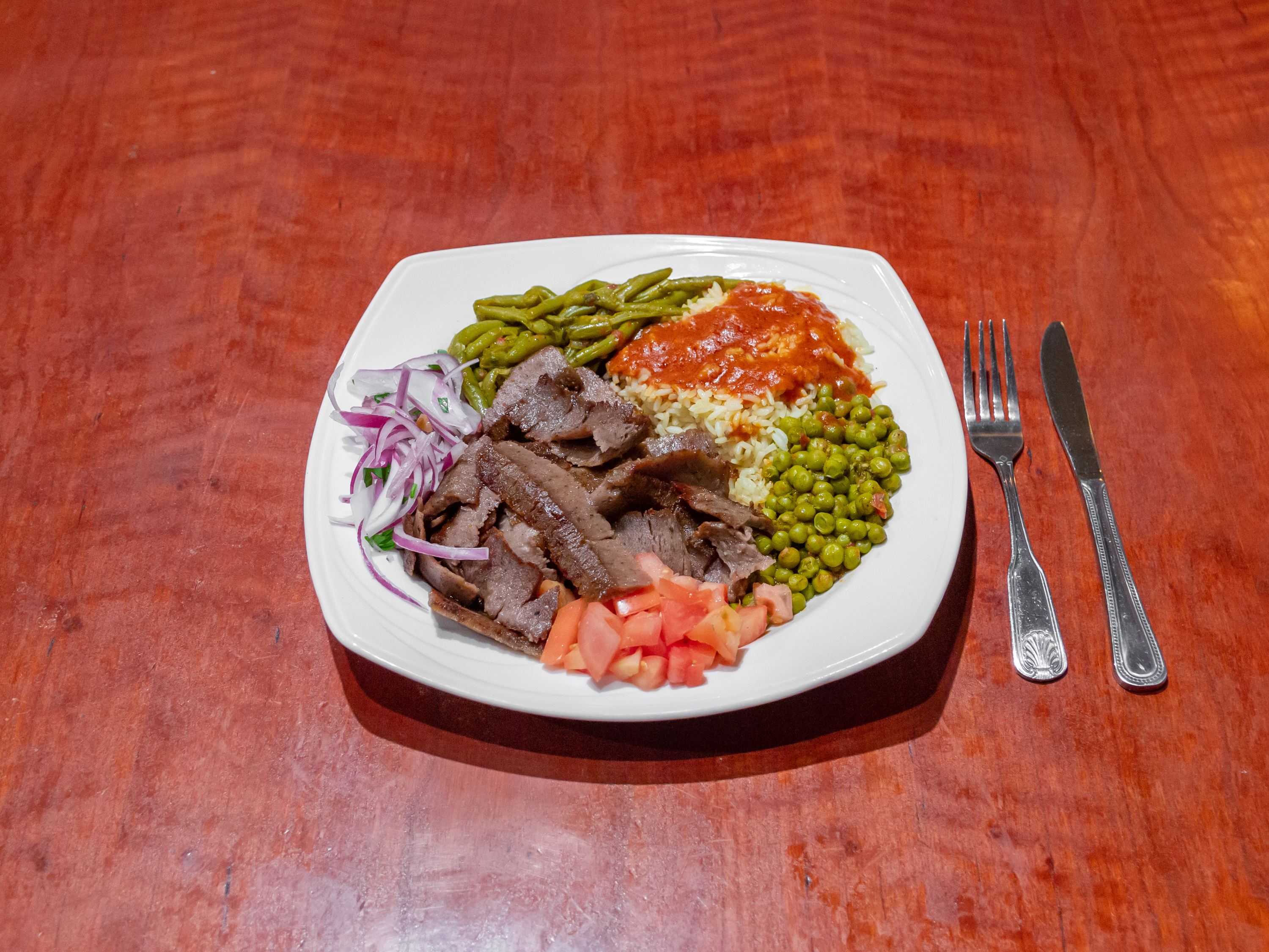Order Gyro Plate food online from Uptown Parthenon store, West Bloomfield Township on bringmethat.com