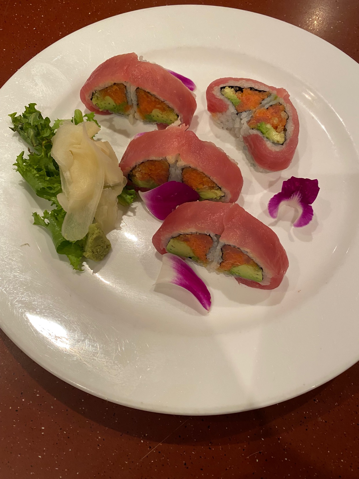 Order Valentine Roll food online from Asahi Japanese Hibachi Steak House and Sushi Bar store, Manasquan on bringmethat.com