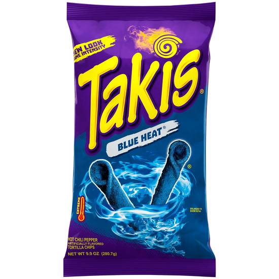 Order Takis Blue Heat Hot Chili Pepper Rolled Tortilla Chips, 9.9 OZ food online from Cvs store, ALISO VIEJO on bringmethat.com