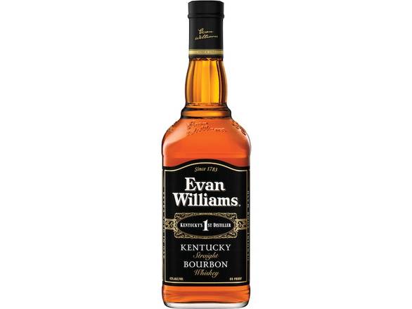 Order Evan Williams Bourbon  - 750ml Bottle food online from Josh Wines & Liquors Inc store, New York on bringmethat.com