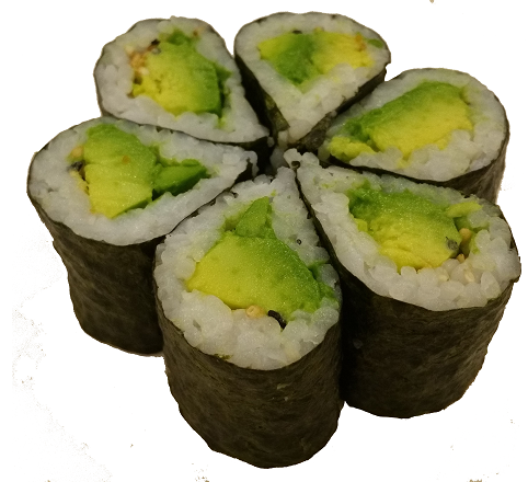 Order Avocado Maki ( 6 pc ) food online from Oishii Sushi store, Springfield on bringmethat.com