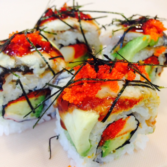 Order Dragon Roll food online from Panida thai & sushi bar store, Rockville on bringmethat.com