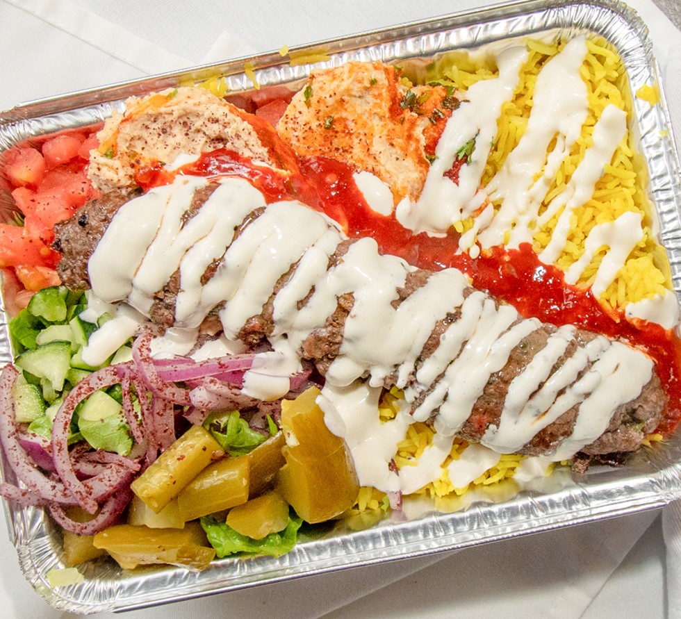 Order Kofta Kebab over Rice food online from Halal Bros store, Austin on bringmethat.com