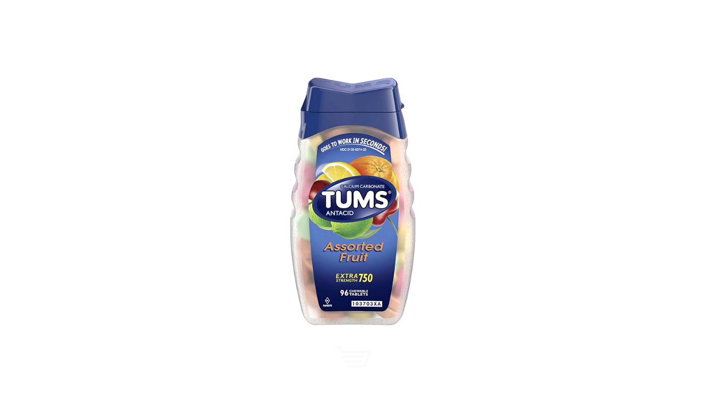 Order Tums Antacid, Extra Strength, 750, Chewable Tablets, Assorted Fruit food online from Village Commons Liquor store, Camarillo on bringmethat.com