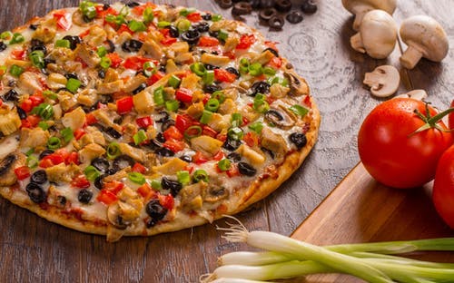 Order Robber's Roost Pizza - Small 10" (10 Slices) food online from Jersey Mike's store, Fairfield on bringmethat.com