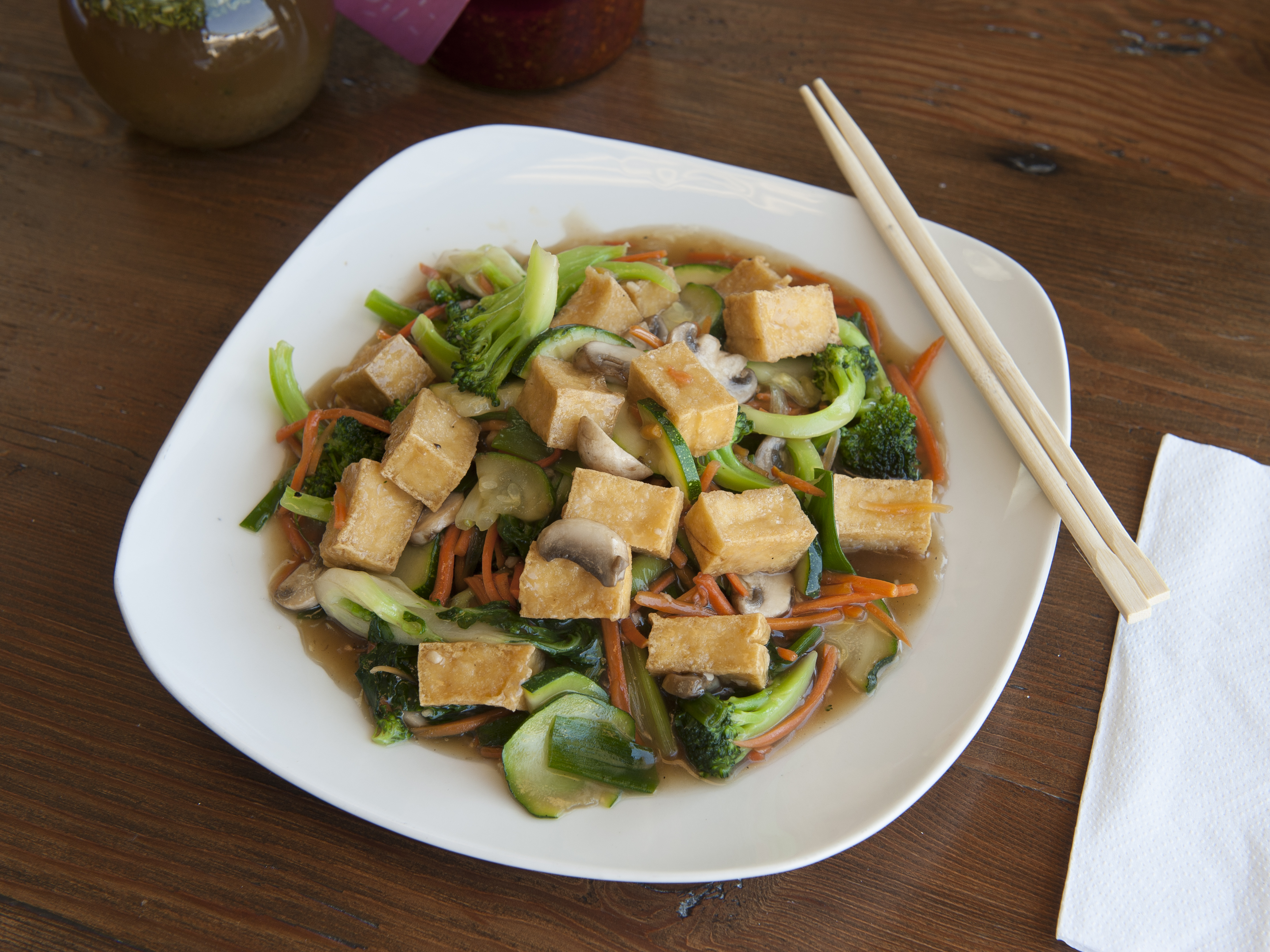 Order Stir Fry Veggies and Tofu food online from Chubby Rice store, Hawthorne on bringmethat.com