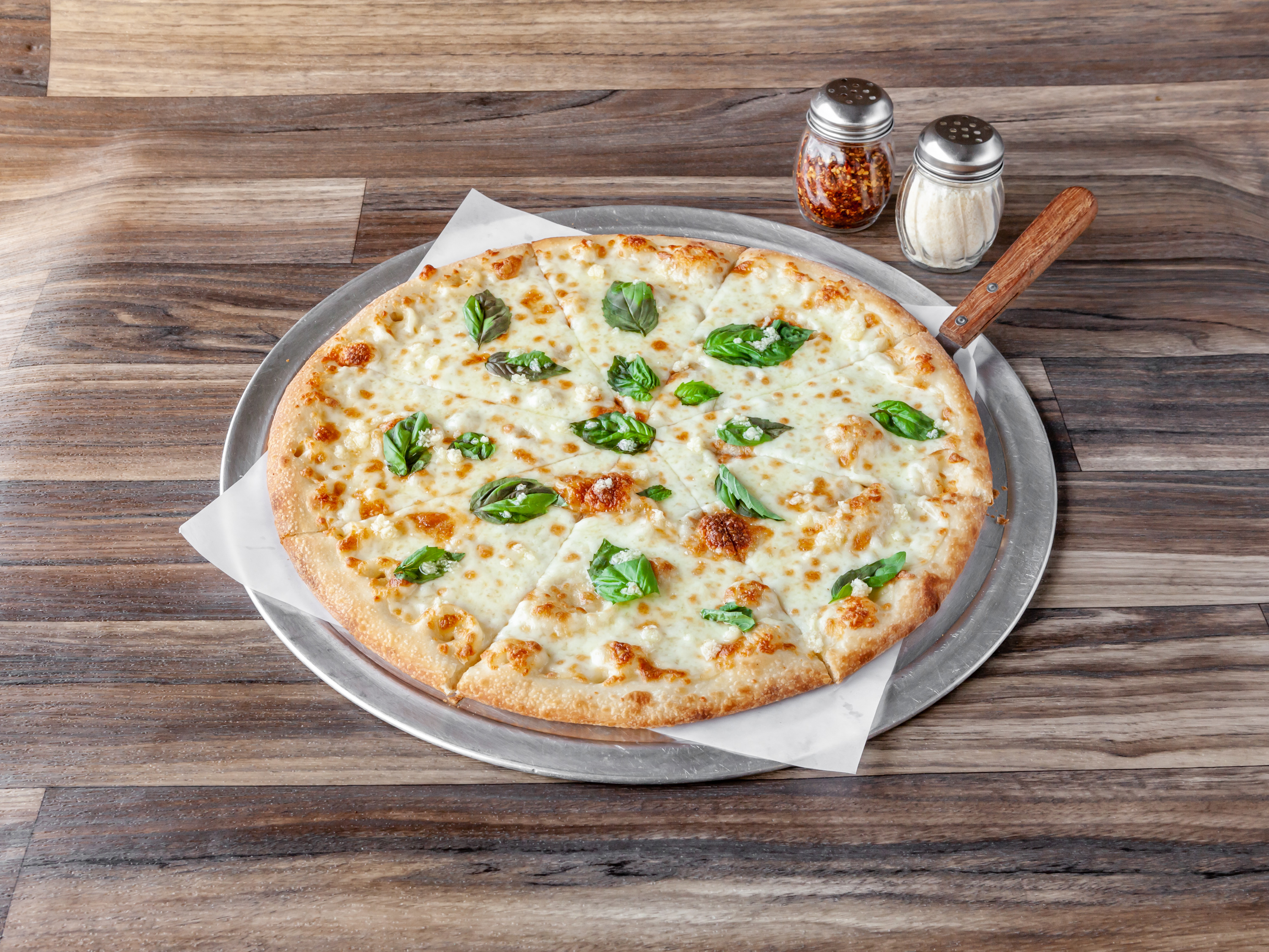 Order White Pizza food online from Winners Ny Pizza store, Agoura Hills on bringmethat.com