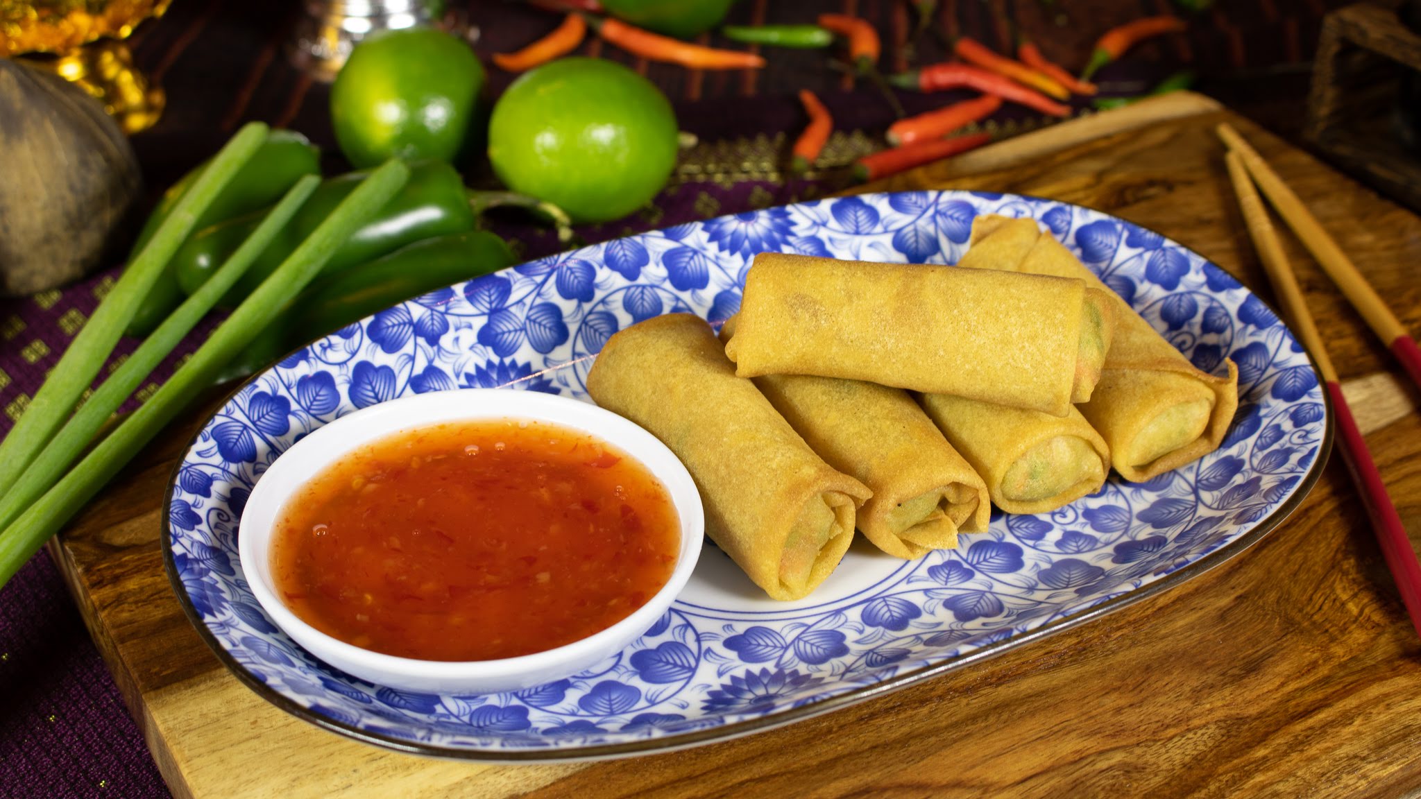 Order Egg Roll (5pcs) food online from Thai Chili store, Henderson on bringmethat.com