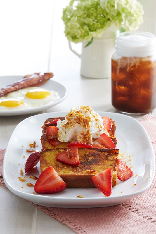 Order Strawberry Pound Cake French Toast food online from Another Broken Egg store, Asheville on bringmethat.com