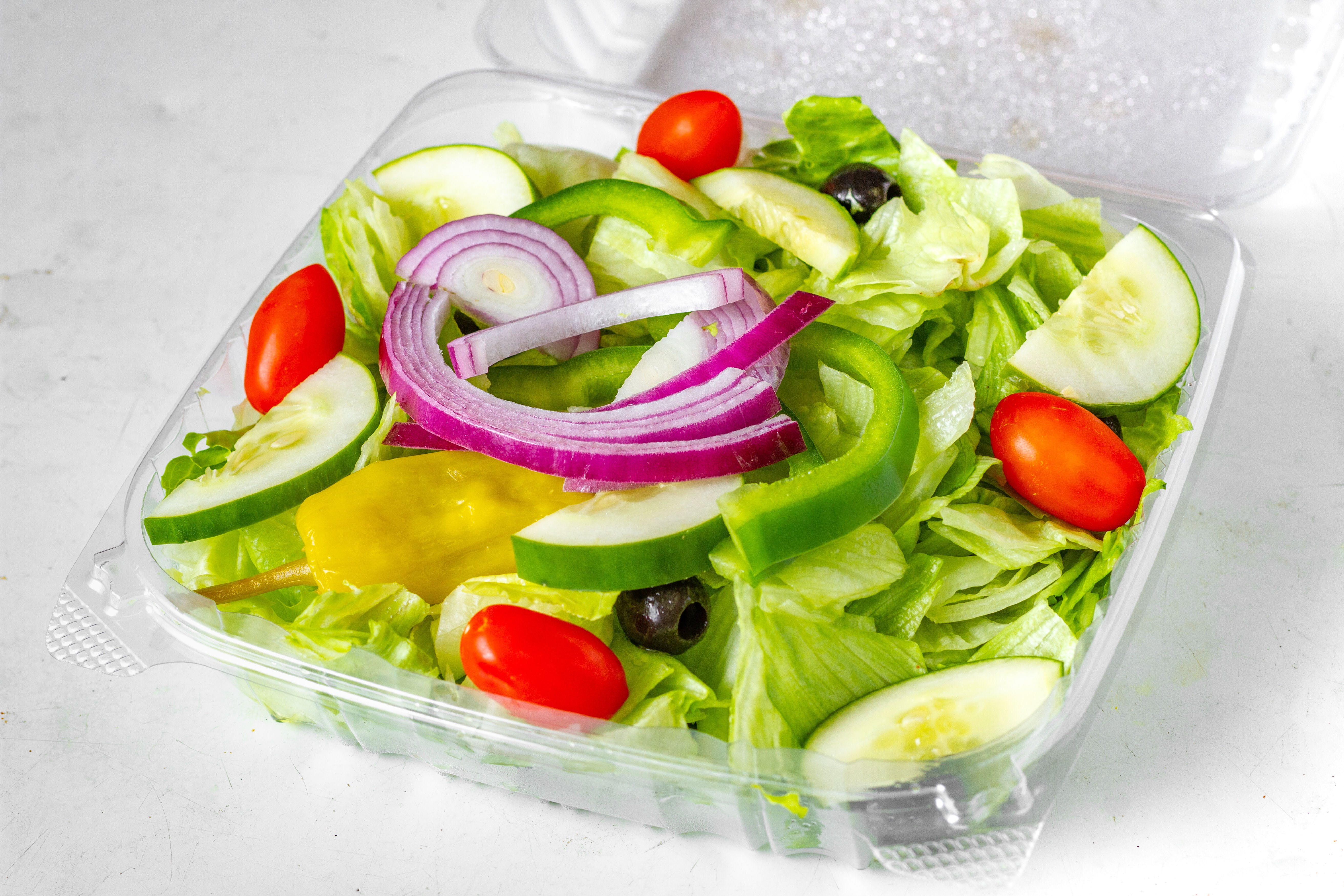 Order Garden Salad - Salad food online from Mikie's Pizza & Subs store, Baltimore on bringmethat.com