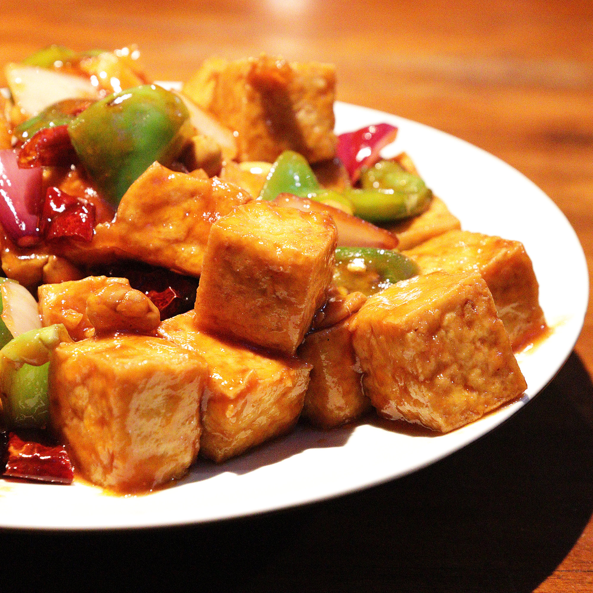 Order Kung Pao Tofu food online from Cafe Wang store, La Verne on bringmethat.com