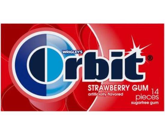 Order Wrigleys Orbit Strawberry Gum 14 Pcs  food online from Pit Stop Liquor Mart store, El Monte on bringmethat.com