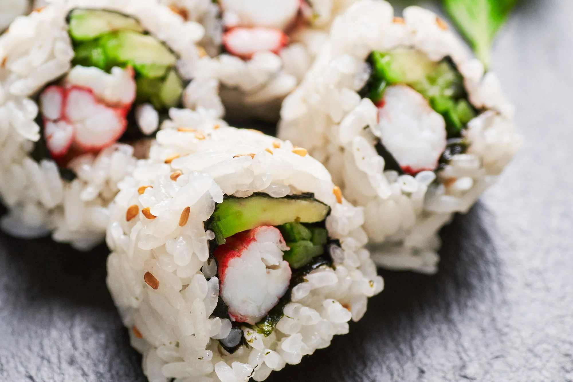 Order Roll with 6 Pieces Avocado food online from Asia Nine store, Washington on bringmethat.com