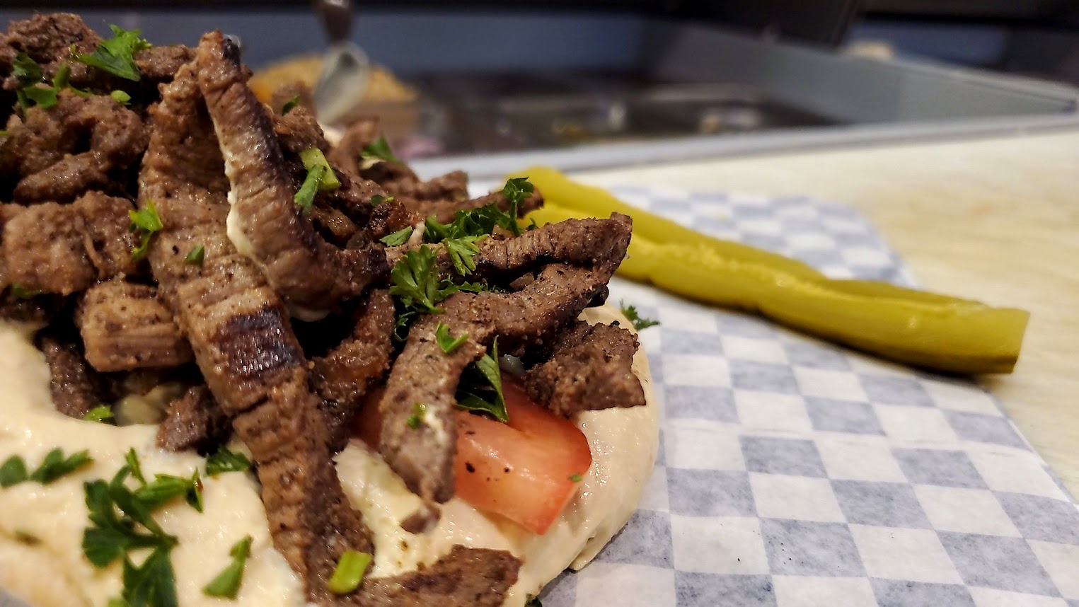 Order Beef Shawarma food online from Phoenicia Cafe store, Gilbert on bringmethat.com