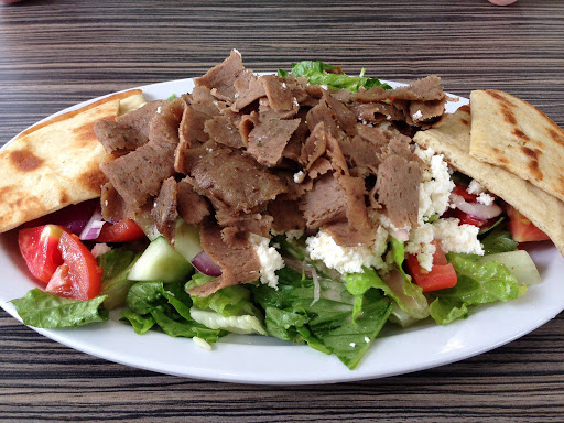 Order Greek  Salad With Gyro Meat food online from Gyro Eats store, Chicago on bringmethat.com