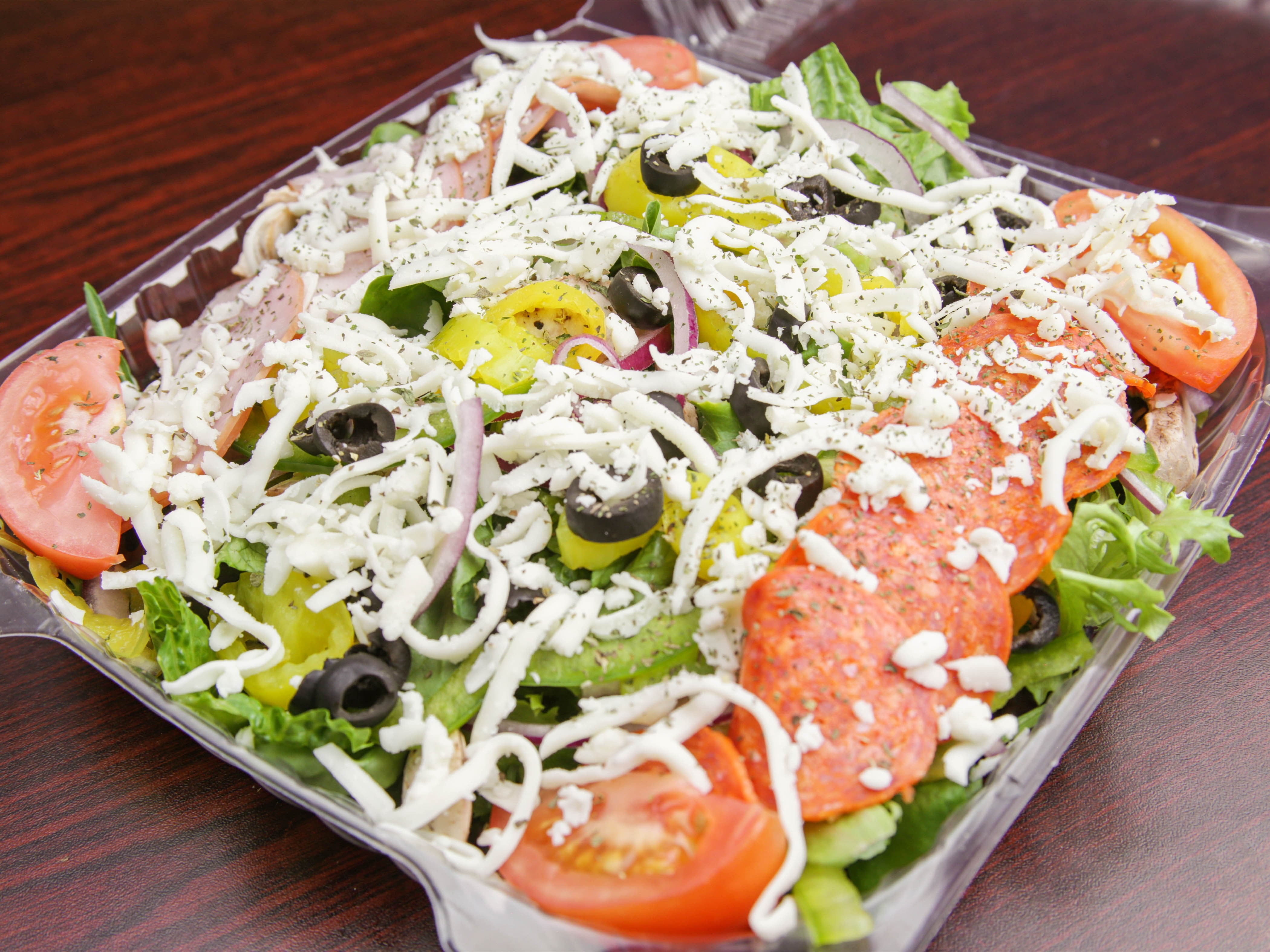 Order Antipasto Salad food online from Rino D's Pizza & Wings store, Gilbert on bringmethat.com