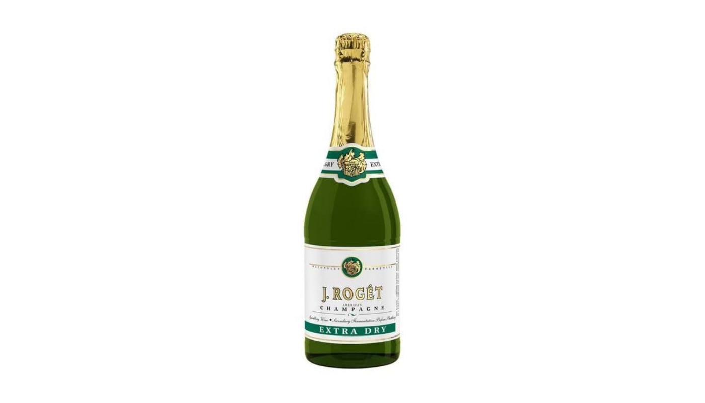 Order J. Roget American Champagne Extra Dry White Sparkling Wine food online from Robert Market store, Los Angeles on bringmethat.com