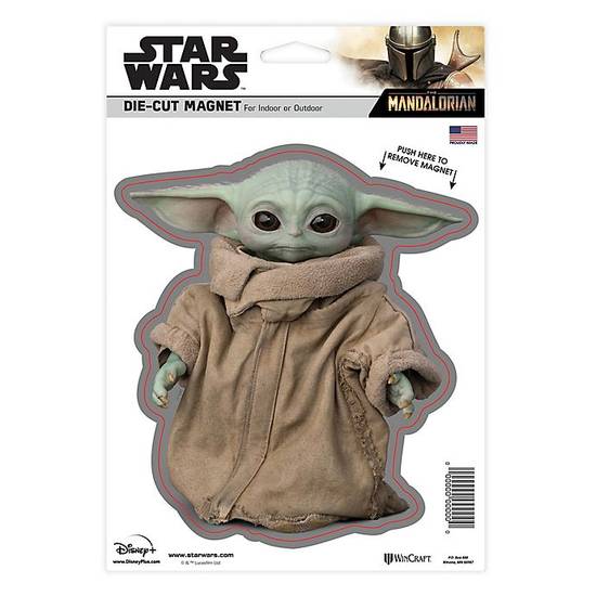 Order Star Wars™ The Child (AKA Baby Yoda) Die-Cut Logo Magnet food online from Bed Bath & Beyond store, Holly Springs on bringmethat.com