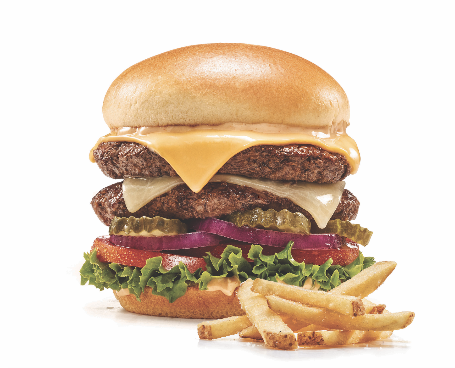 Order Mega Monster Cheeseburger food online from Ihop store, Albuquerque on bringmethat.com
