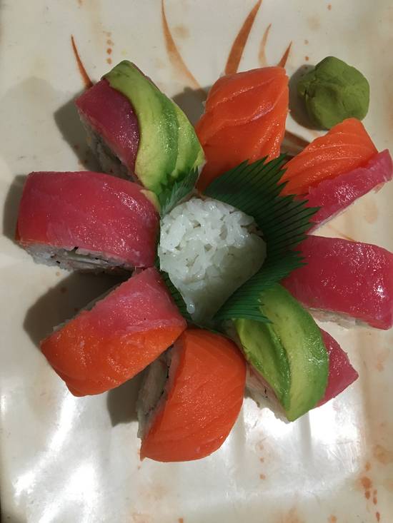 Order Rainbow Sushi Roll food online from Kaihana store, King County on bringmethat.com
