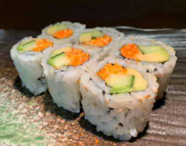 Order R6. Spicy California Roll food online from Sushitoo Express store, Gibsonia on bringmethat.com