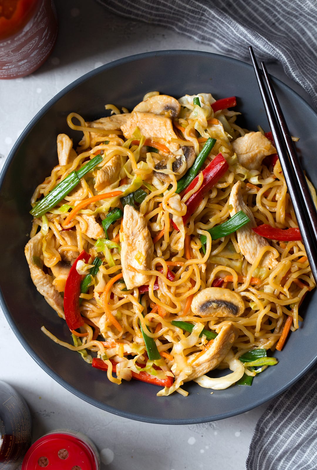 Order 9. Chicken Yakisoba food online from Mori Sushi store, Indianapolis on bringmethat.com