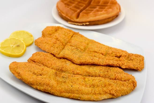 Order Southern Fried Fish & Waffle Combo food online from Franks Grill store, Houston on bringmethat.com