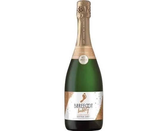Order Barefoot Bubbly Extra Dry, 750mL champagne (10.5% ABV) food online from Bushwick store, Brooklyn on bringmethat.com