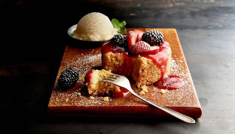 Order Berry Butter Cake food online from Claim Jumper Restaurant store, Avondale on bringmethat.com