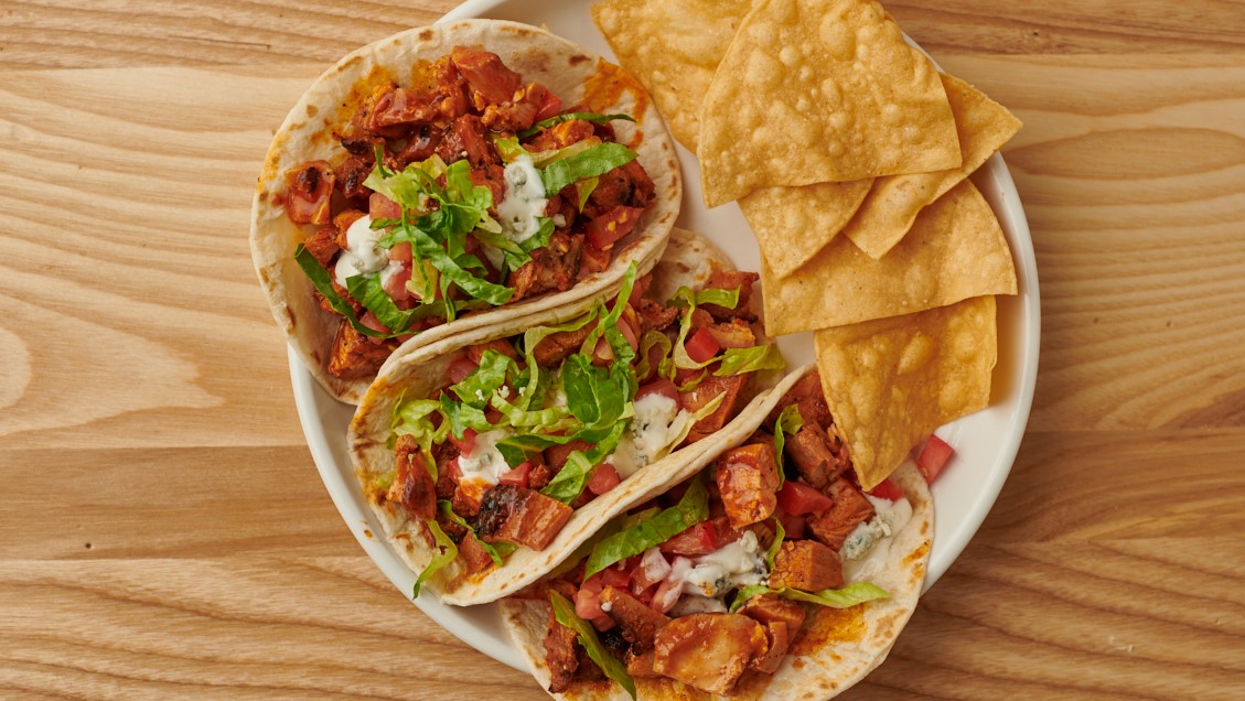 Order BUFFALO CHICKEN TACOS food online from Burrito Beach store, Chicago on bringmethat.com