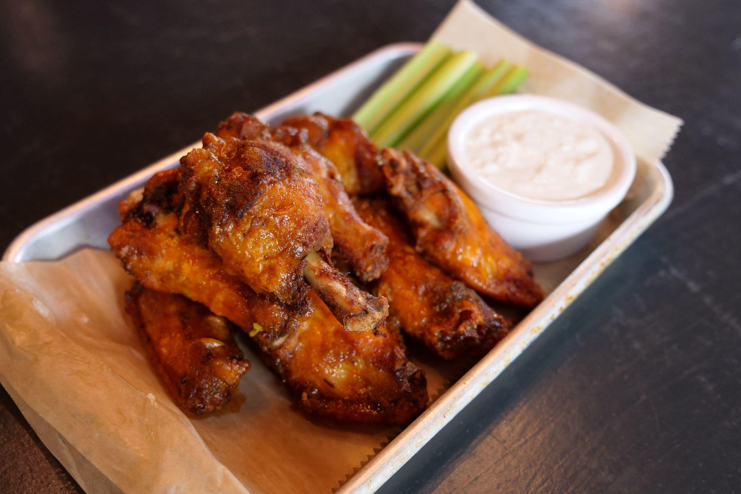 Order Hot Wings food online from Matt And Tony Wood Fired Kitchen store, Columbus on bringmethat.com