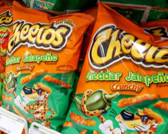 Order Cheetos Crunchy Flaming Hot Limon Cheese Snacks (3 1/2 oz) food online from Ice Cream Super Star store, Oakland on bringmethat.com