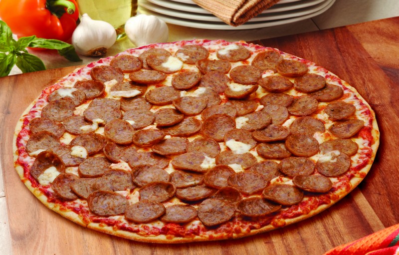 Order Sausage Pizza food online from Rosa's Pizza & Pasta store, New York on bringmethat.com