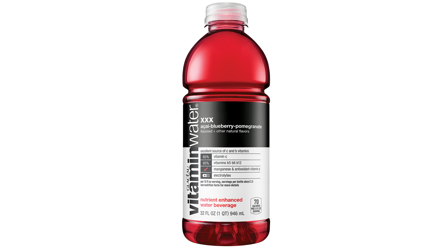 Order Vitamin Water XXX 32oz food online from Extramile store, San Diego on bringmethat.com