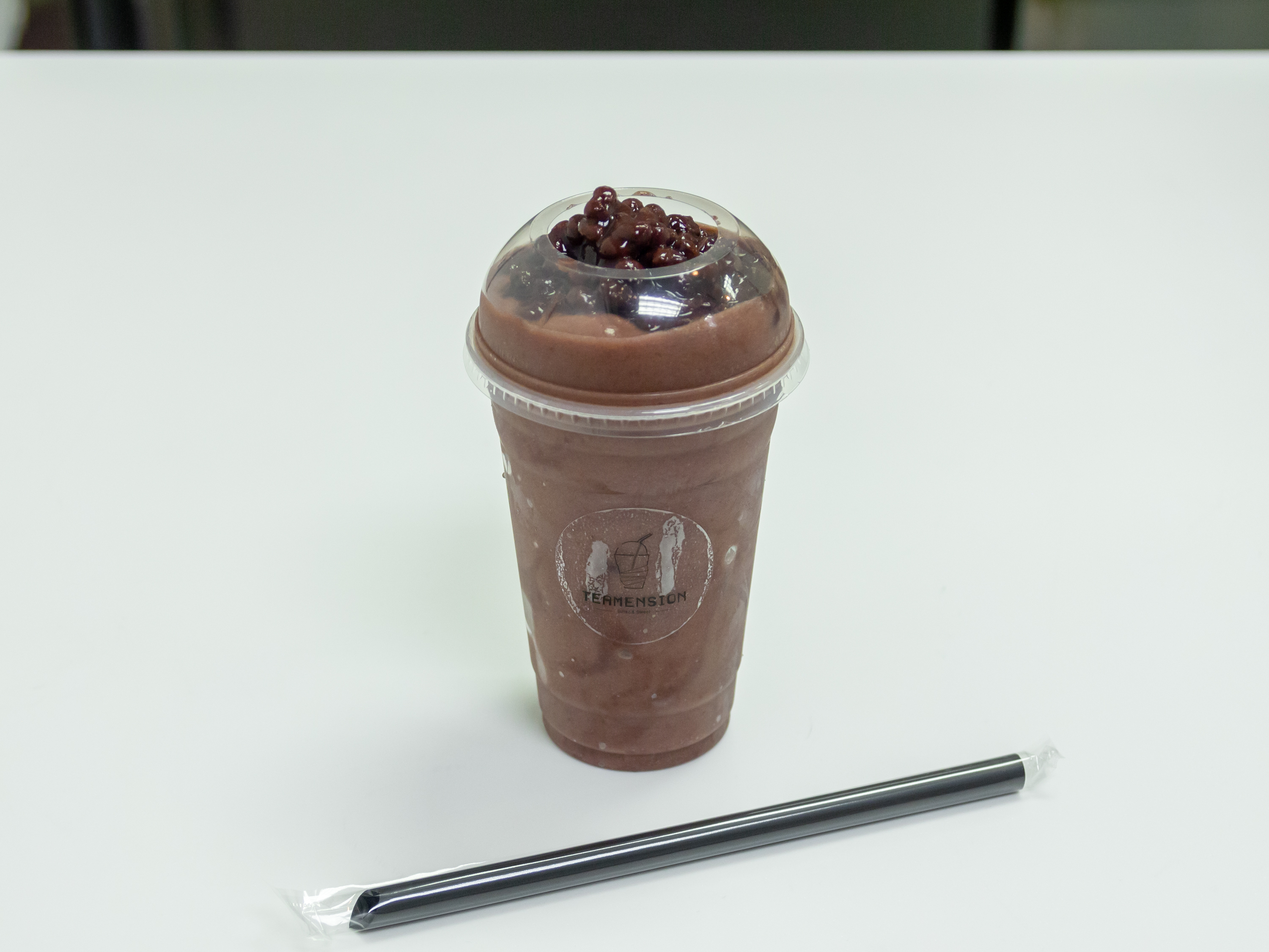 Order  Red Bean Smoothie Large food online from Teamension store, Auburn Hills on bringmethat.com