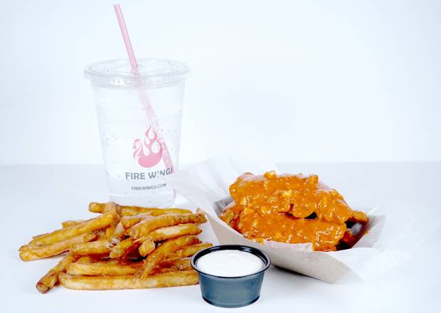Order 3PC CHICKEN STRIP COMBO food online from Fire Wings store, Fair Oaks on bringmethat.com