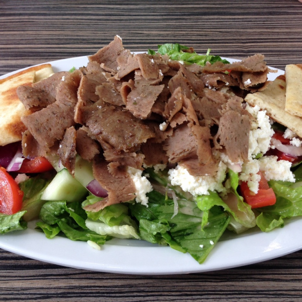 Order Gyro Greek Salad food online from Pita Corner store, Lawrenceville on bringmethat.com