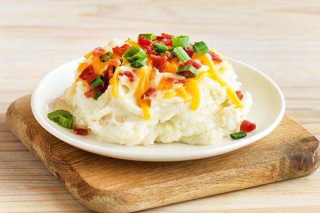 Order Loaded Mashed Potatoes food online from Outback Steakhouse store, Garden Grove on bringmethat.com