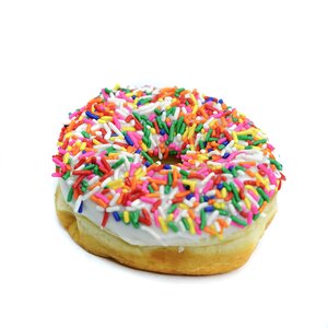 Order Vanilla Iced with Sprinkles  food online from Glazed Grinders store, Albuquerque on bringmethat.com