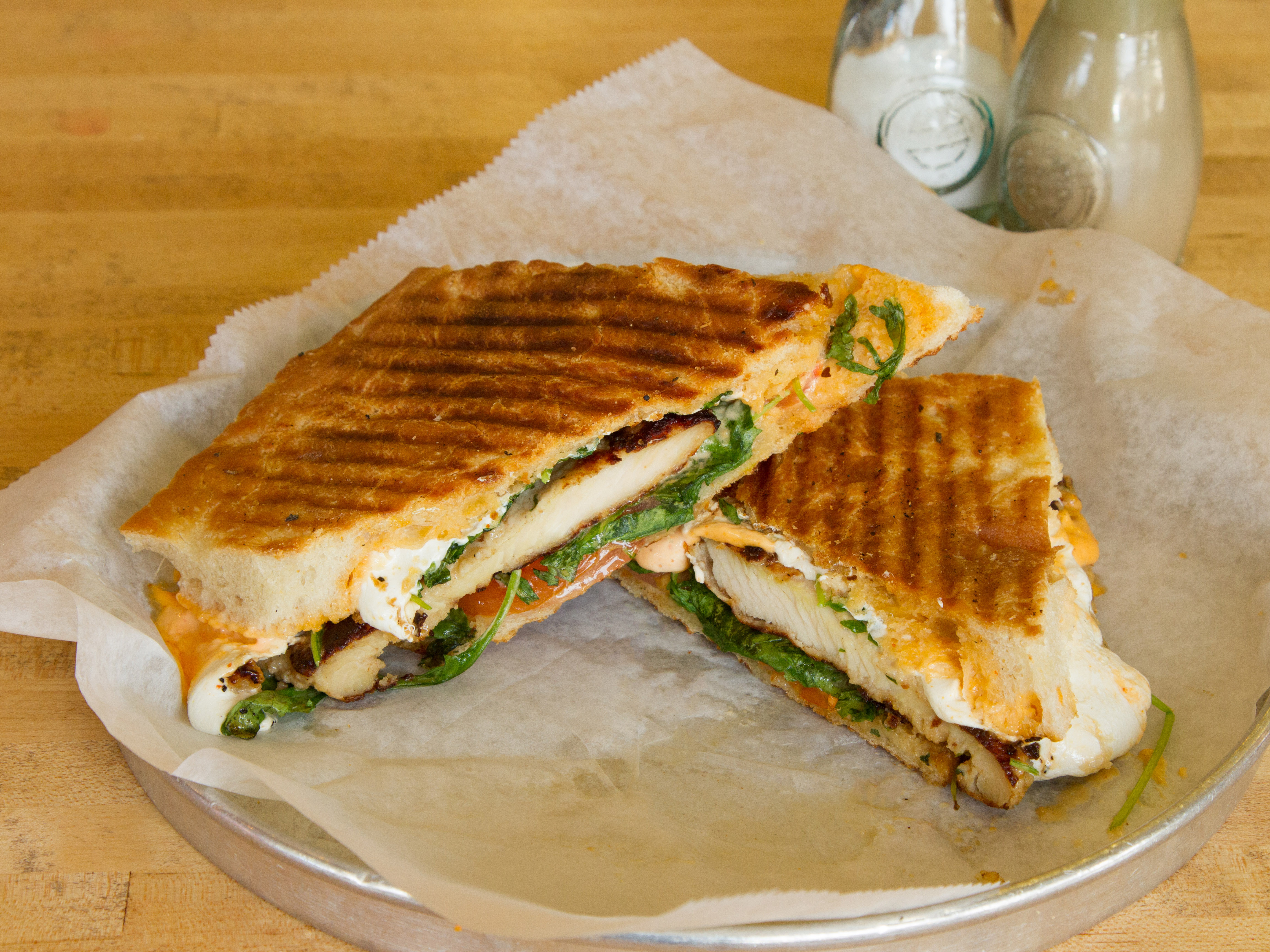 Order Uncle JR. Panini food online from The Real Deal Deli store, West Roxbury on bringmethat.com