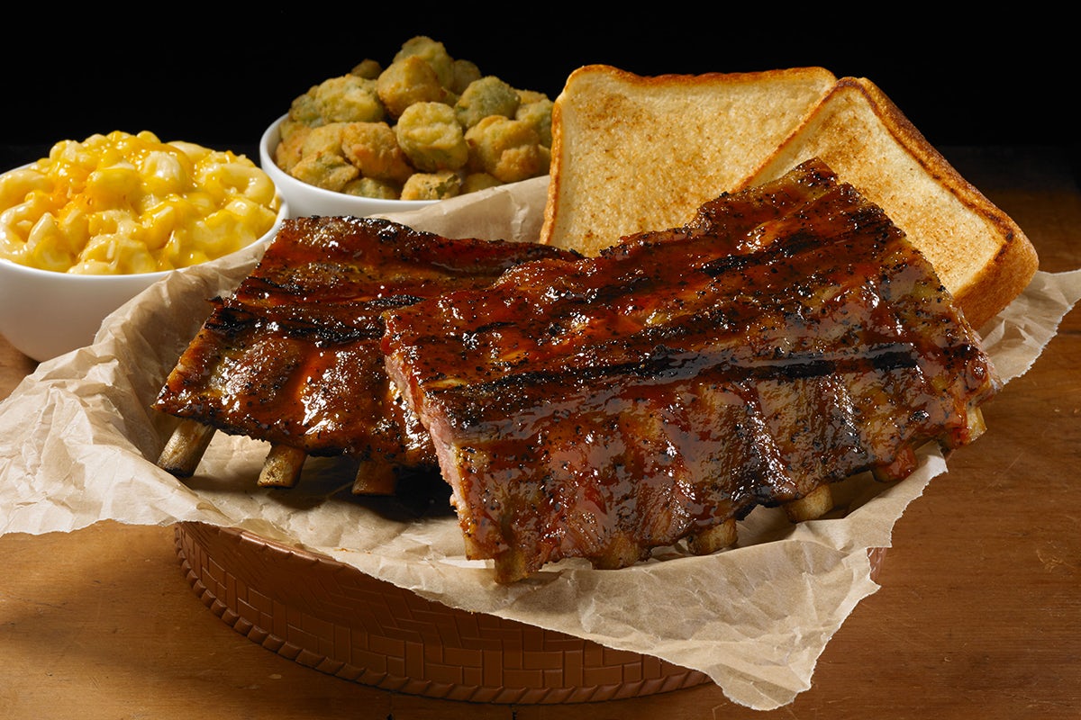 Order FULL RACK PLATE  food online from Shanes Rib Shack store, Athens on bringmethat.com