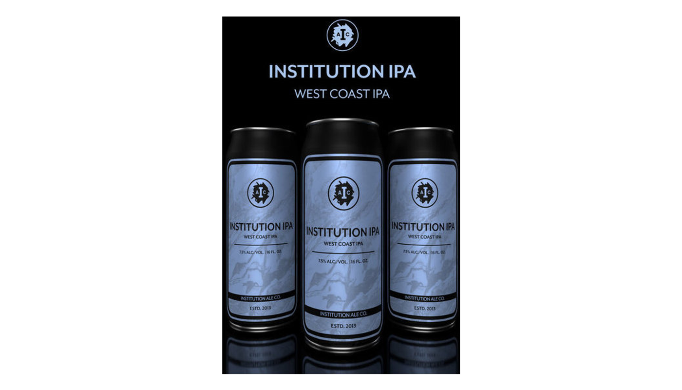 Order Institution West Coast Or Die! 4 Pack 16 oz Cans 7.1% ABV food online from Village Commons Liquor store, Camarillo on bringmethat.com