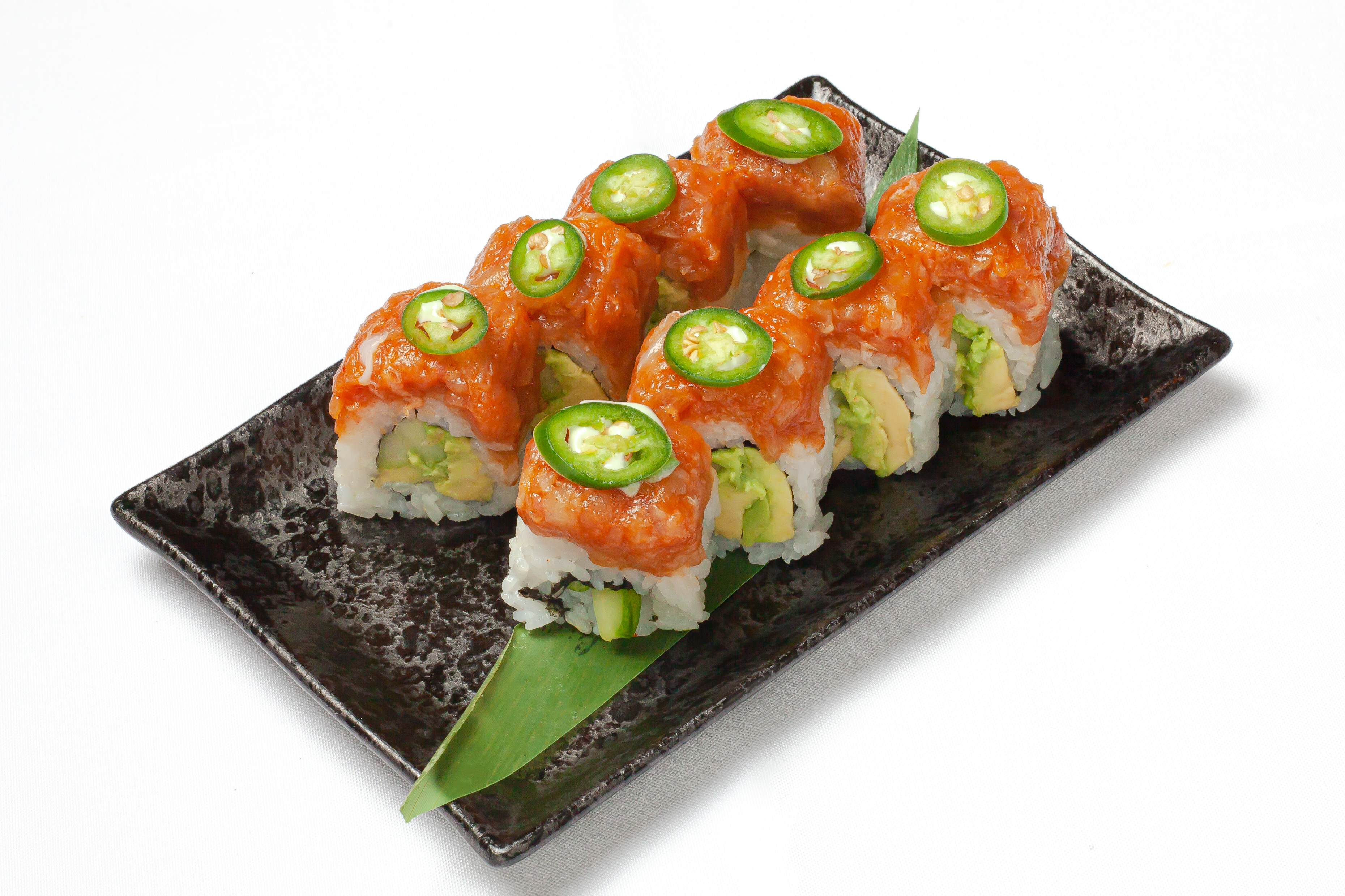 Order Spicy Yellowtail Jalapeno Roll food online from The Backhouse store, Los Angeles on bringmethat.com