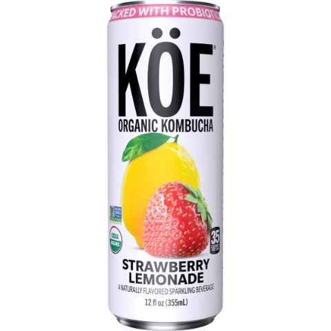 Order KOE Strawberry Lemonade 12oz Can food online from 7-Eleven store, Oceanside on bringmethat.com