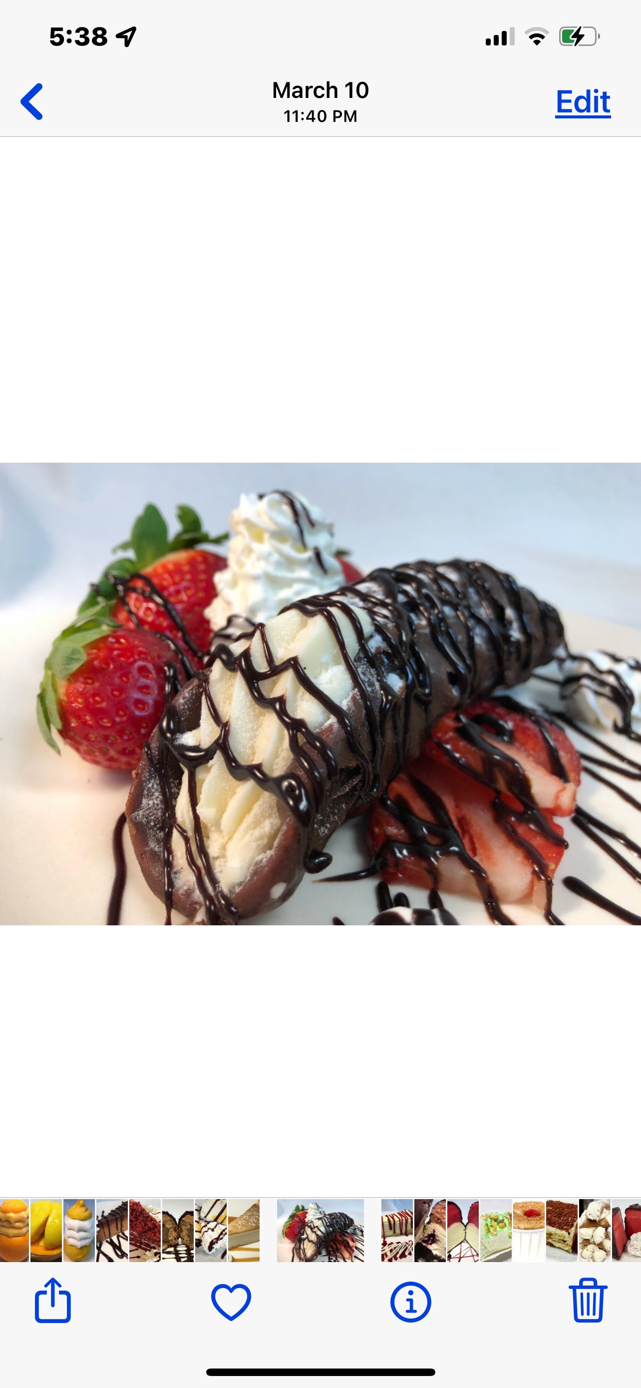 Order Chocolate-Covered Cheesecake Cannoli ⭐️⭐️⭐️ - Reg food online from 125th Pizza Of Harlem store, Harlem on bringmethat.com
