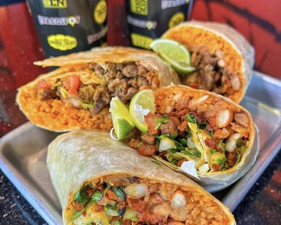 Order asada burrito food online from The Taco Spot store, Mesa on bringmethat.com