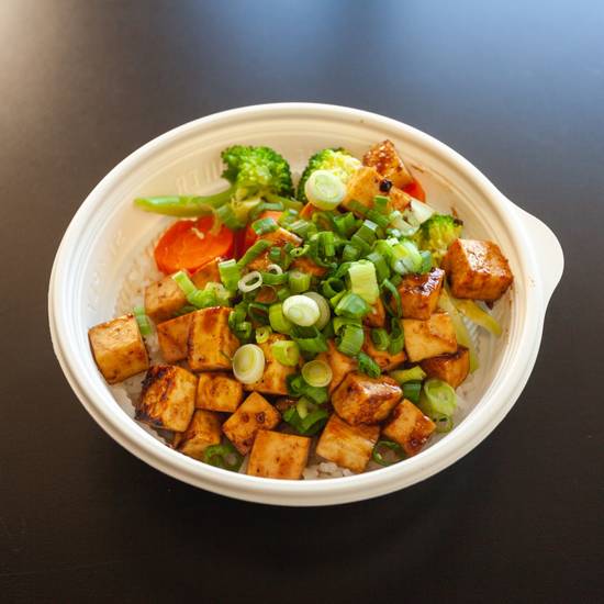 Order Mini Organic Tofu Bowl food online from Flame Broiler store, Bakersfield on bringmethat.com