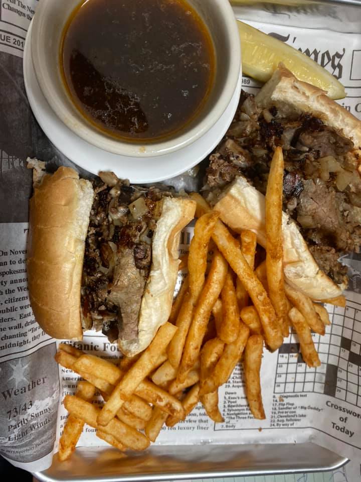Order French Dip Sandwich food online from Four Corners Diner store, Romeo on bringmethat.com