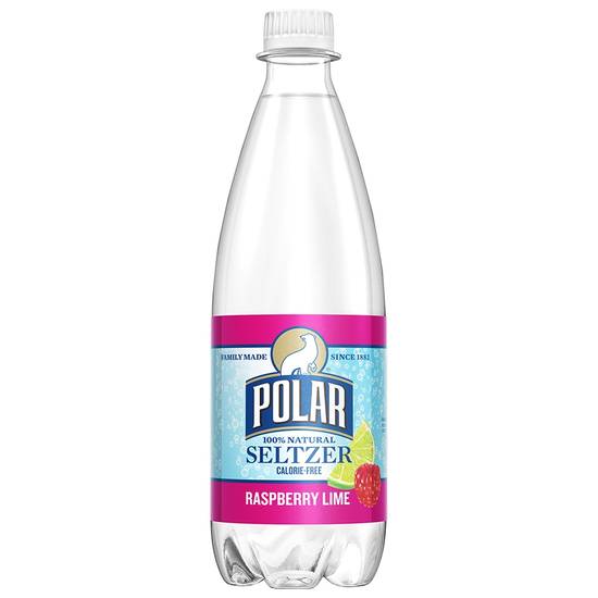 Order Polar Seltzer Raspberry Lime Sparkling Water - 20oz Bottle food online from Cvs store, HAMMOND on bringmethat.com