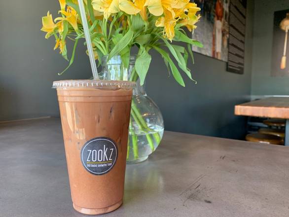 Order Large Iced Mocha food online from Zookz Sandwiches store, Phoenix on bringmethat.com